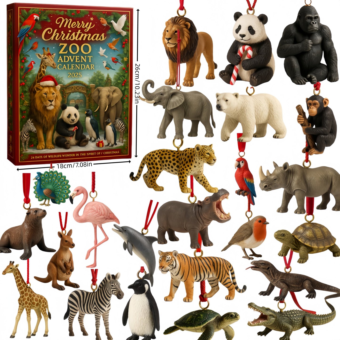 Buon Natale Calendario dell'Avvento dello Zoo 2025