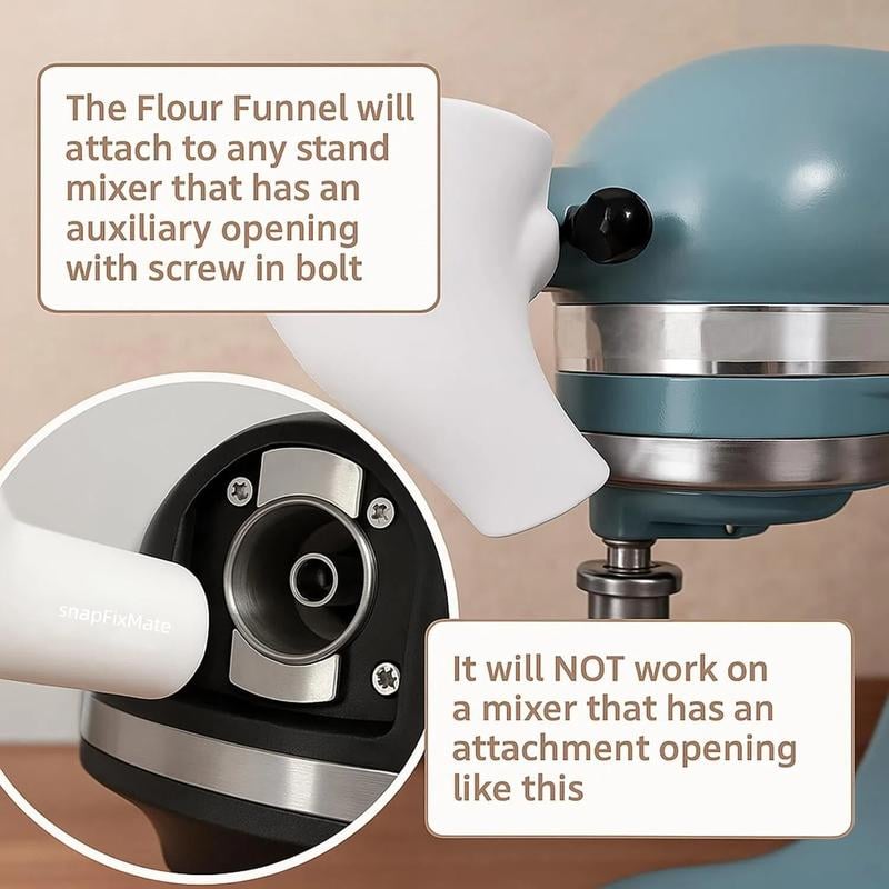 🔥✨Imbuto per farina per robot da cucina Kitchen Aid