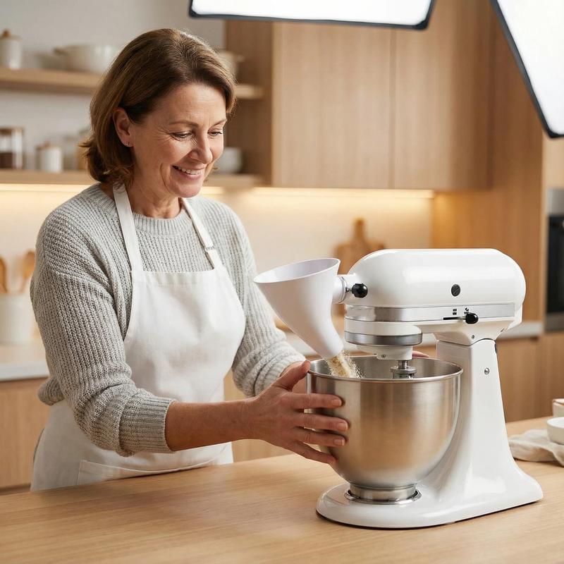🔥✨Imbuto per farina per robot da cucina Kitchen Aid