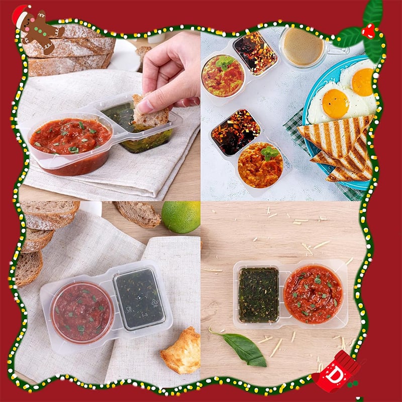 🔥Saldi natalizi 49% di sconto🎄Contenitore per spezie con due scomparti