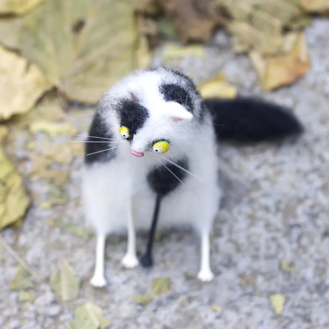 🎄✨Familiari in feltro di lana – Stravaganti compagni fatti a man