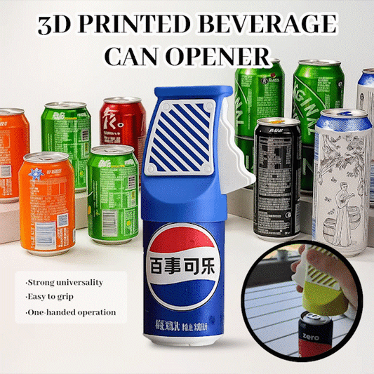 🍹Apriscatole stampato in 3D – Apriscatole per bibite e birra con una sola mano senza sforzo 🍻