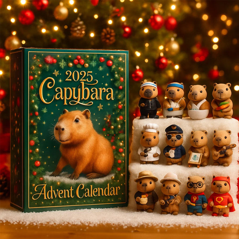 Calendario dell'Avvento Capibara 2025 — 24 giorni di piacevoli sorprese🎄✨