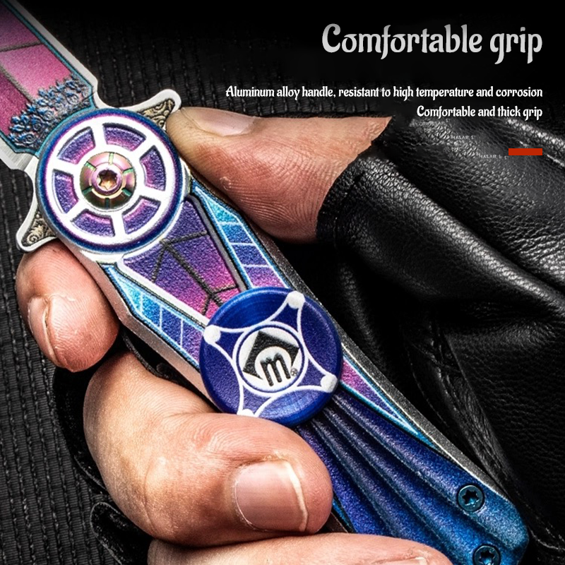 Coltello a rotazione con le dita