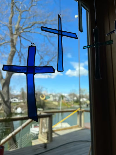 🔥Ultimo giorno 49% di sconto✨Cross Suncatcher 🌈