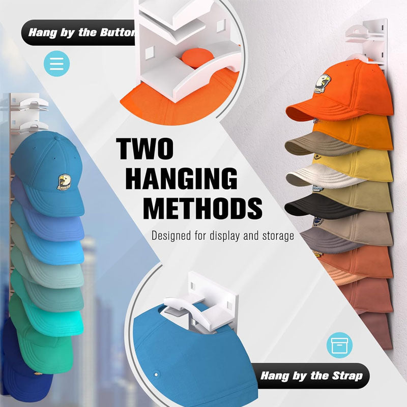 Scaffale per la conservazione dei berretti da baseball a parete