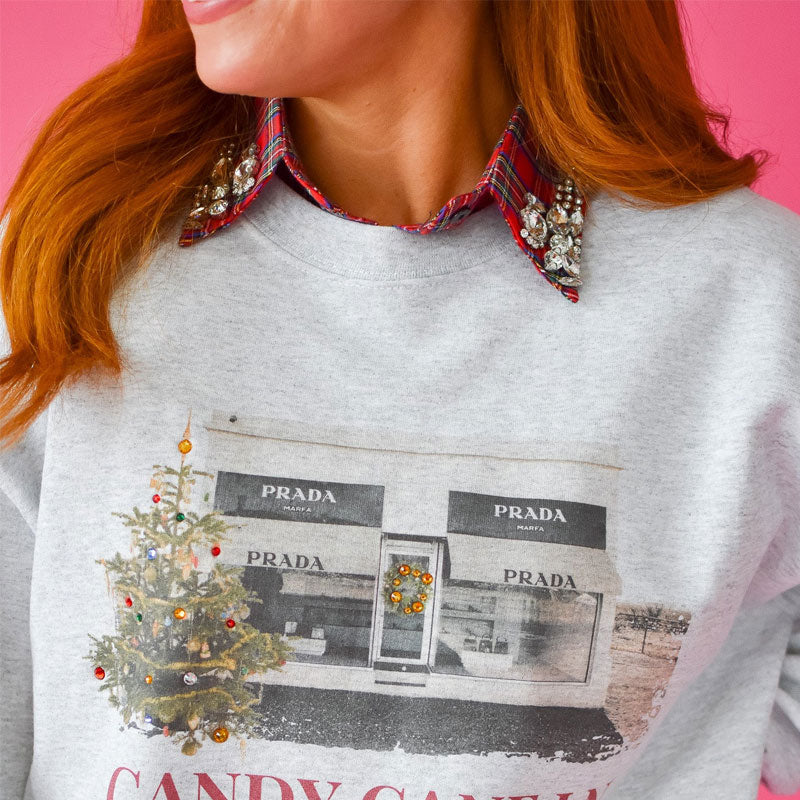 🎄 ✨Collo staccabile rosso natalizio a quadri con strass