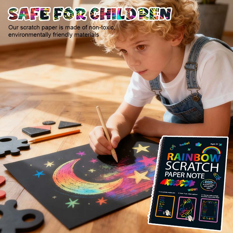 Carta magica per scarabocchiare: libera la tua creatività in modo ecologico!