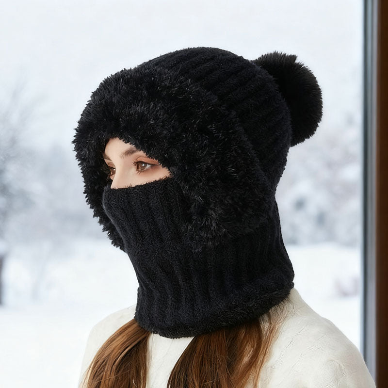 ❄️ Cappello invernale in peluche spesso 3 in 1🧣