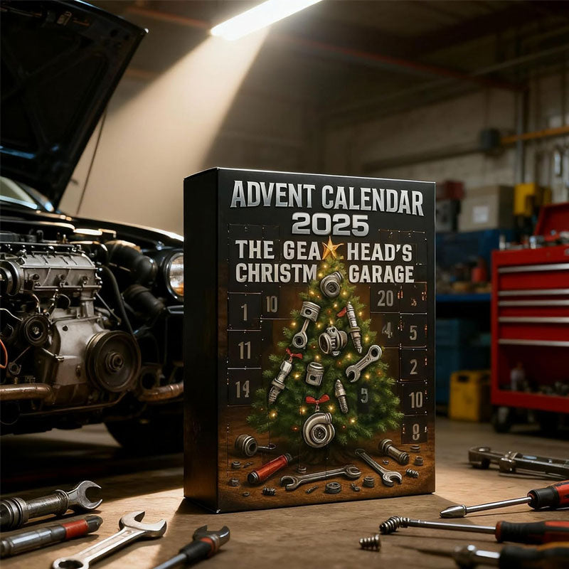 Calendario dell'Avvento natalizio di Gearhead 2025 🔧🎄🚗