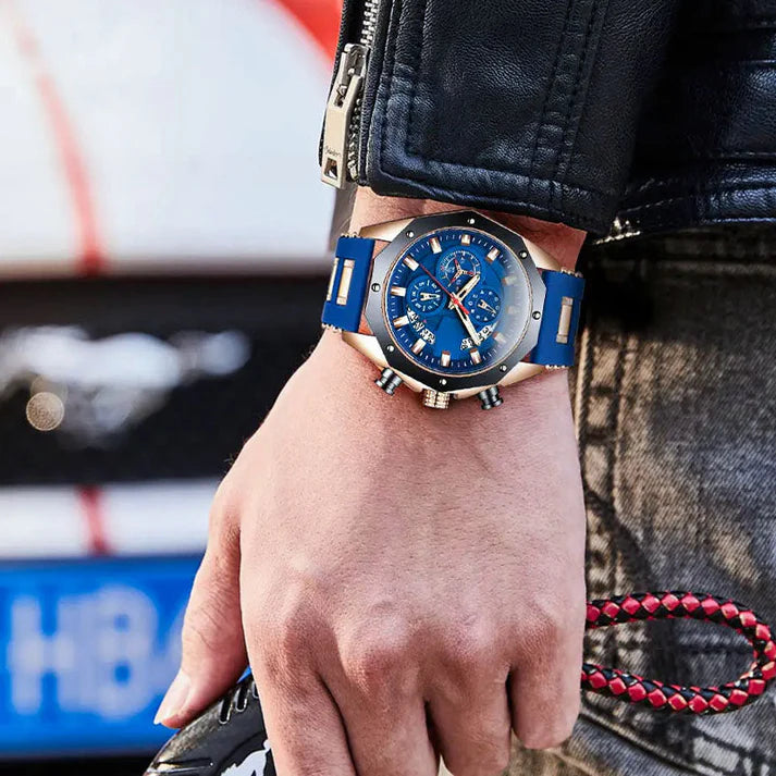 ⏳Offerta speciale a tempo limitato⏰Orologio professionale al quarzo con quadrante grande e calendario⌚