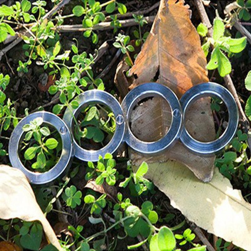 🔥Saldi natalizi 49% di sconto🎄Anello pieghevole girevole in acciaio inossidabile per esterni (4 pezzi)