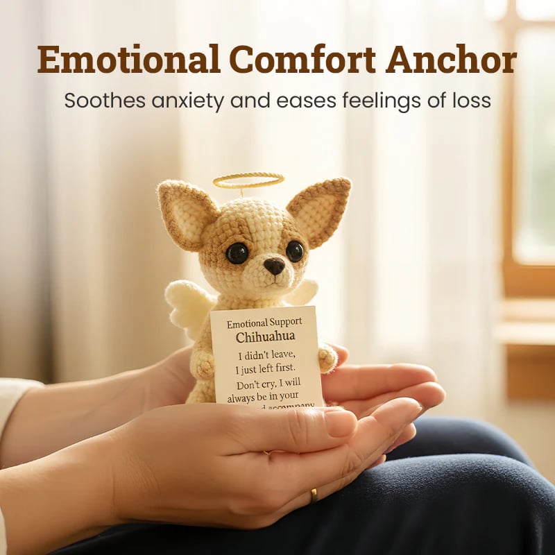 🐕👼 Cagnolino angelo lavorato all'uncinetto a mano: un ricordo personale per commemorare e celebrare il proprio animale domestico! ✨