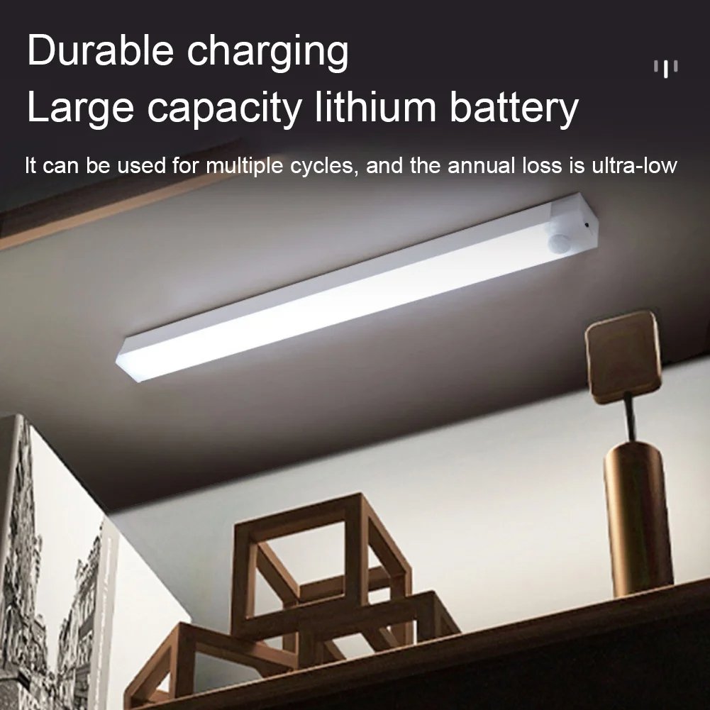 Luci LED ricaricabili magnetiche con sensore intelligente e senza punzonatura