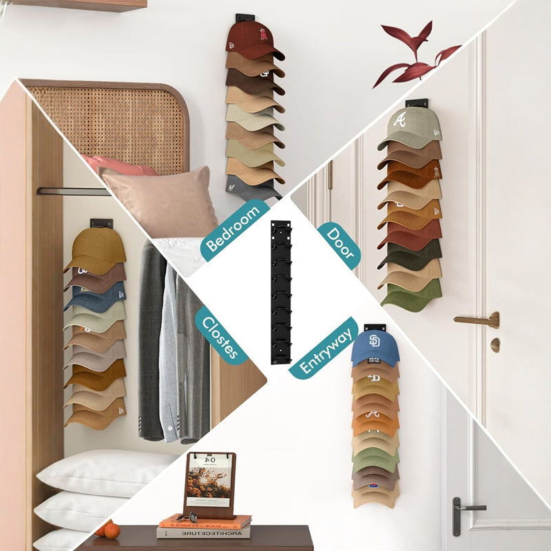 Scaffale per cappellini da baseball