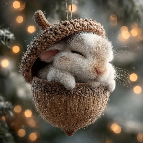 🔥Prevendita del Black Friday - Fino al 49% di sconto!❤️🎁 Decorazioni natalizie con ghiande e animali della foresta – Accoglienti decorazioni natalizie della foresta