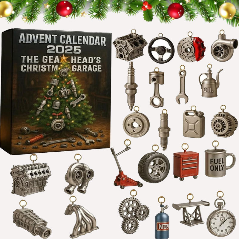 Calendario dell'Avvento natalizio di Gearhead 2025 🔧🎄🚗
