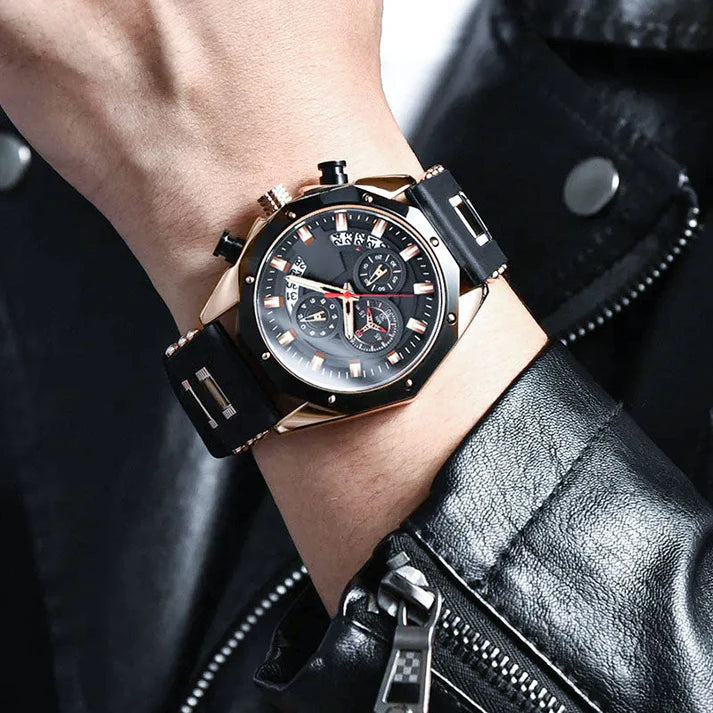 ⏳Offerta speciale a tempo limitato⏰Orologio professionale al quarzo con quadrante grande e calendario⌚