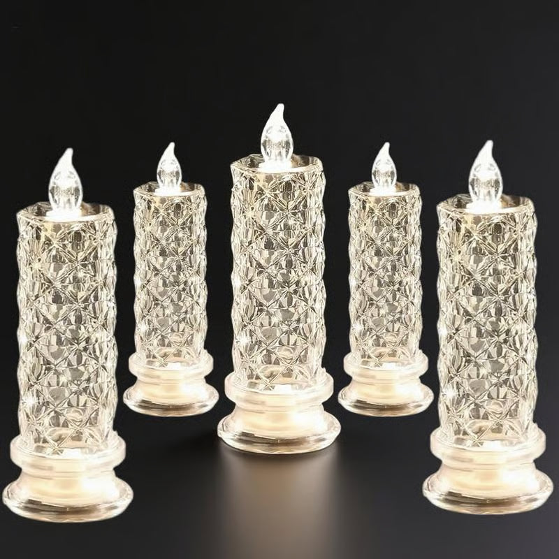 Candela Crystal Rose – Luce romantica senza sporcare