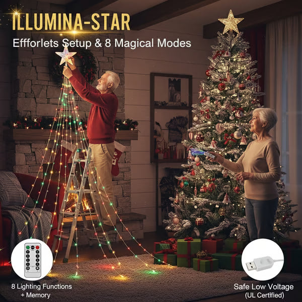 🔥Saldi natalizi 49% di sconto🎄Luci per albero Starlight Cascade