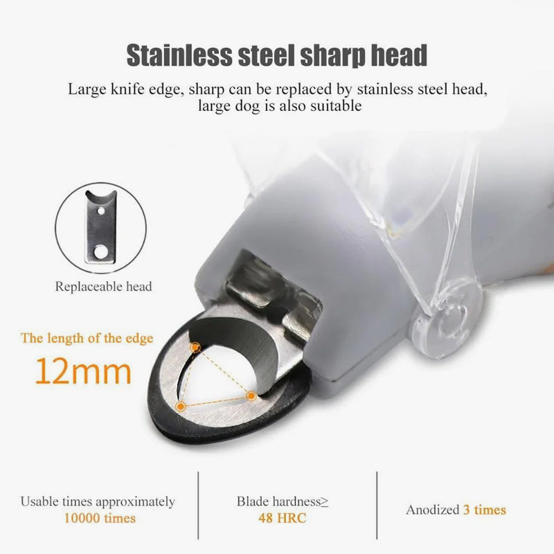 Tagliaunghie LED per animali domestici