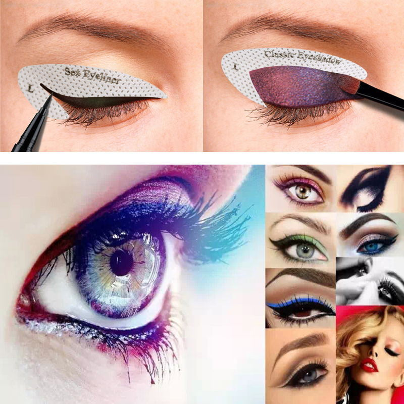 Eyeliner Trucco Modello Adesivo(4 pezzi)