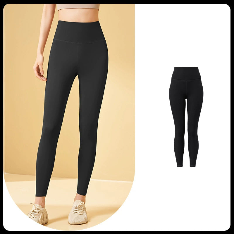 🔥Saldi natalizi 49% di sconto🎄Leggings da allenamento a vita alta con effetto contenitiv