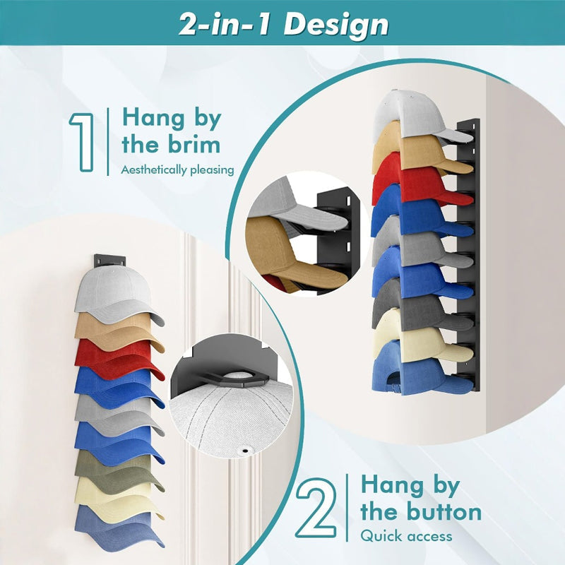 Scaffale per cappellini da baseball