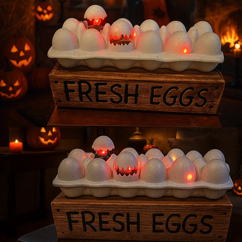 👻 Vassoio per uova Halloween Zombie