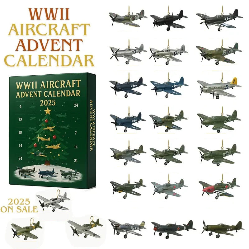Calendario dell'Avvento degli aerei della Seconda Guerra Mondiale 2025 – 24 giorni con iconici aerei da guerra