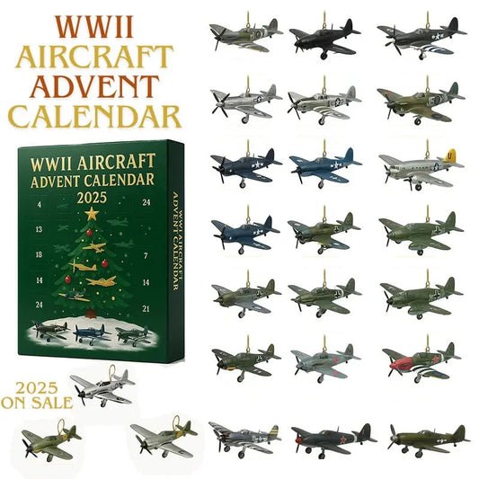 Calendario dell'Avvento degli aerei della Seconda Guerra Mondiale 2025 – 24 giorni con iconici aerei da guerra