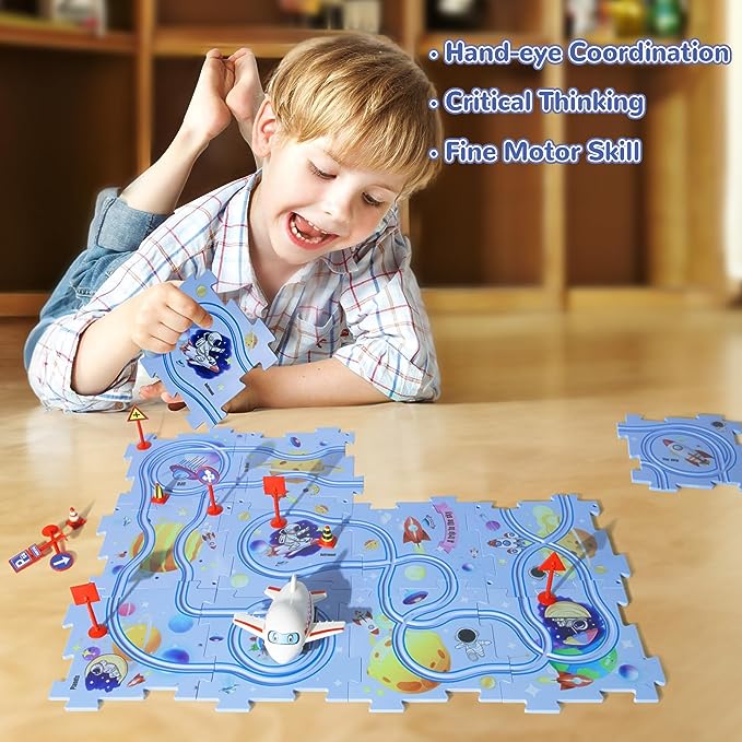 🧩Set da gioco educativo per bambini con puzzle autostrada🧩