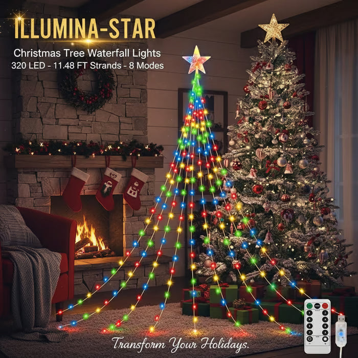 🔥Saldi natalizi 49% di sconto🎄Luci per albero Starlight Cascade