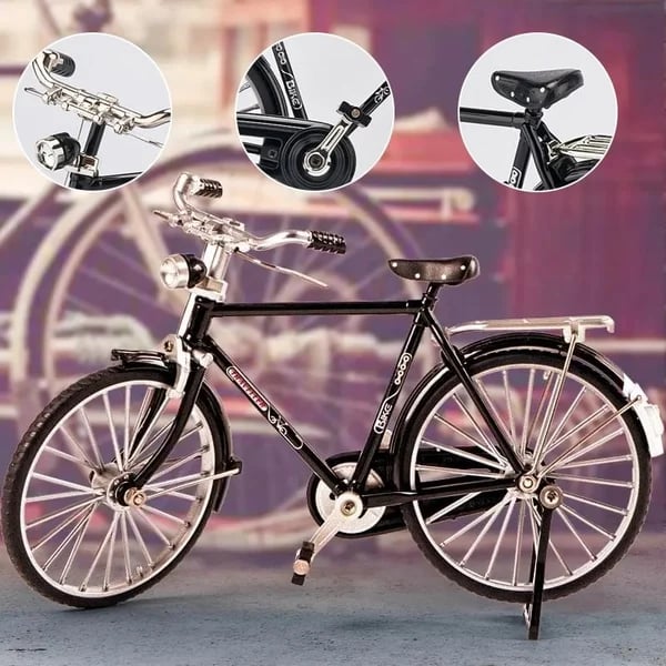 🔥Saldi natalizi 49% di sconto🎄Modello di bicicletta in lega Piccoli ornamenti🚲