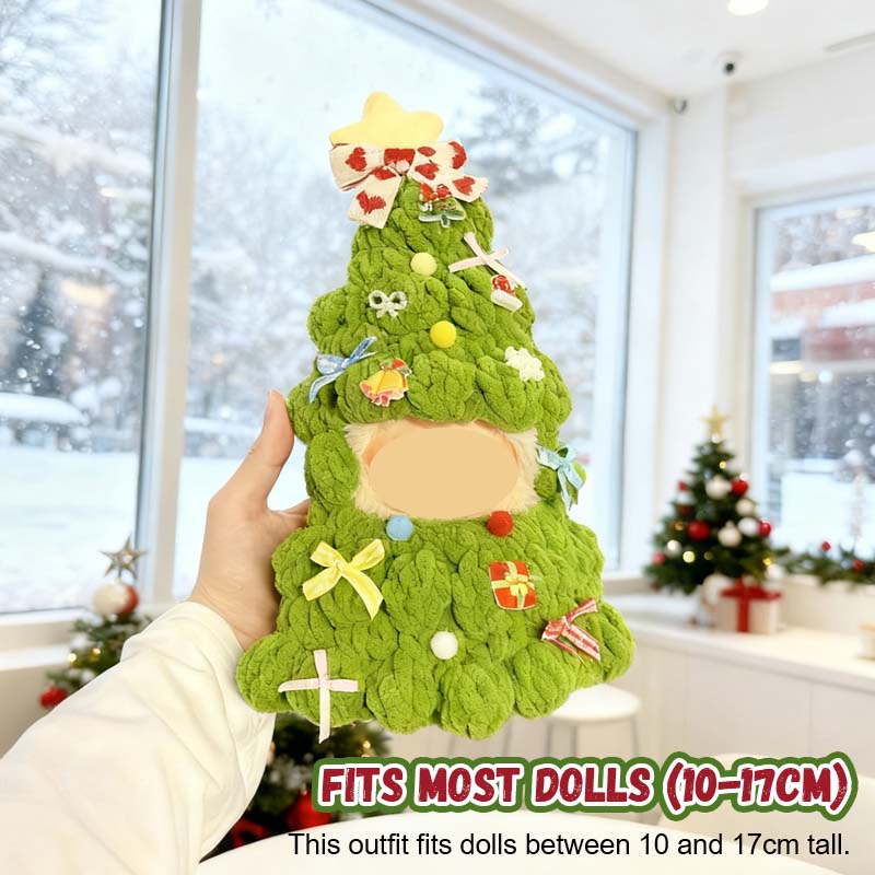 Set di vestiti per bambole per l'albero di Natale