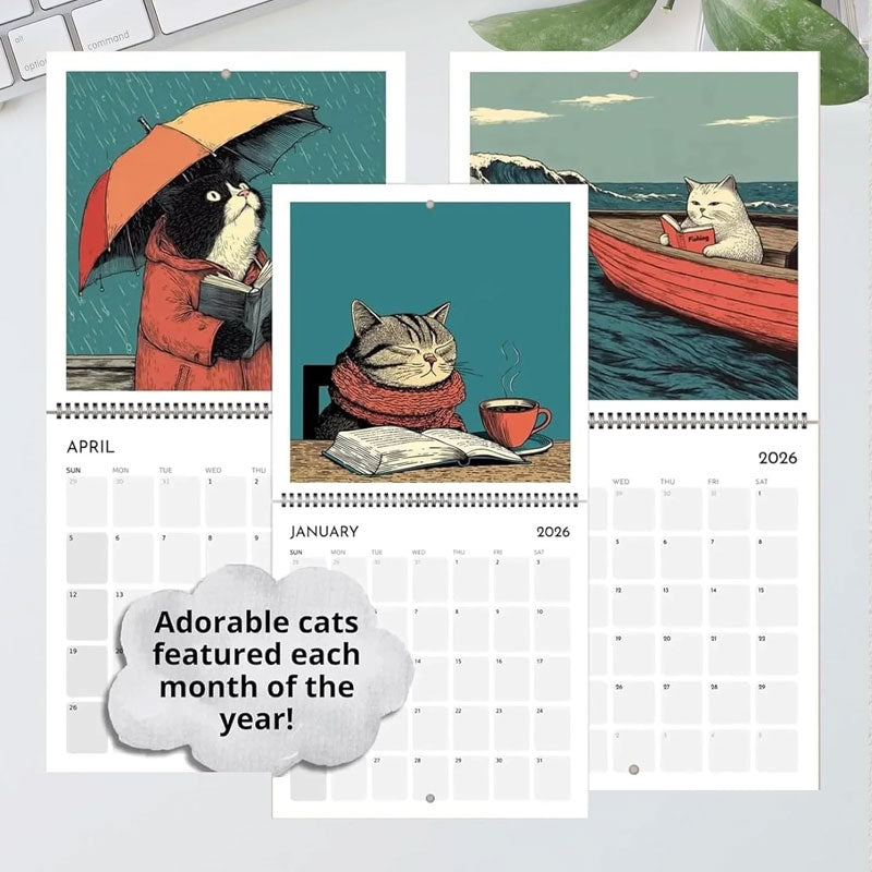 🔥Saldi natalizi 49% di sconto🎄Calendario Gatti 2026