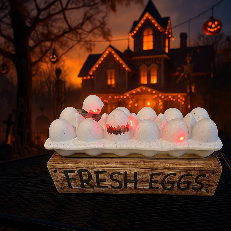 👻 Vassoio per uova Halloween Zombie