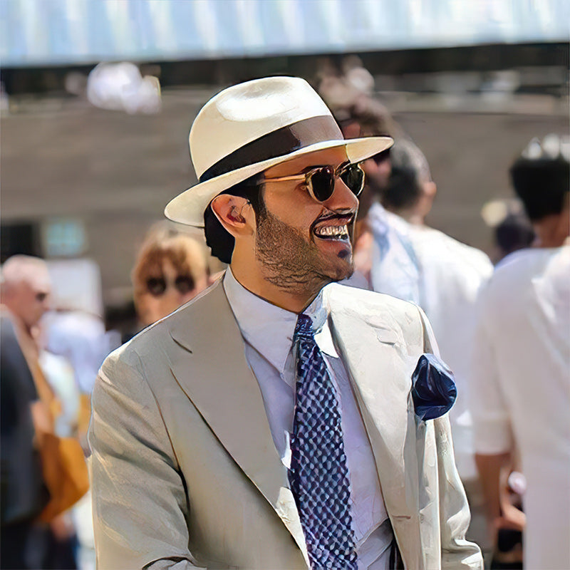 🌿Cappello Panama classico - Fatto a mano in Ecuador