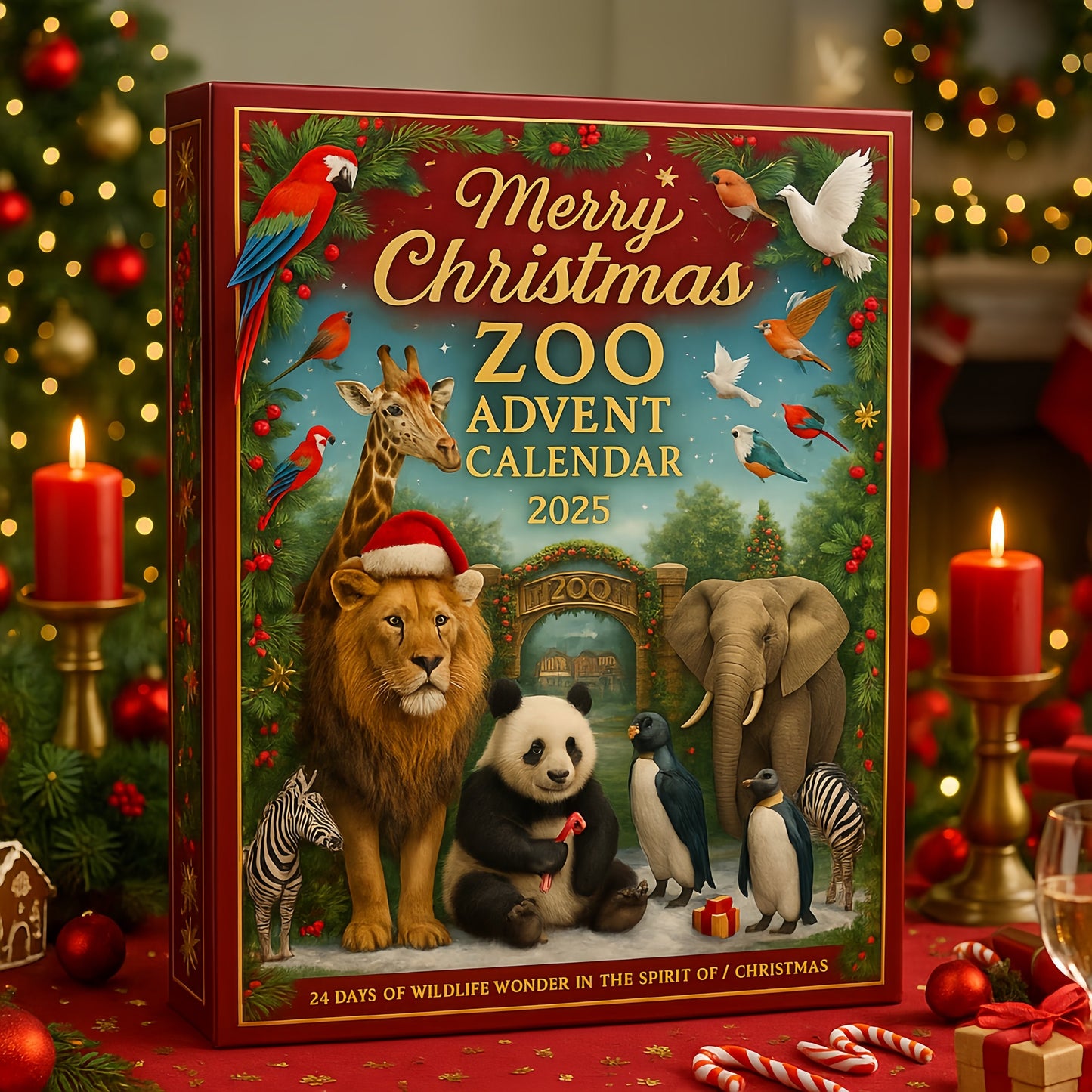 Buon Natale Calendario dell'Avvento dello Zoo 2025