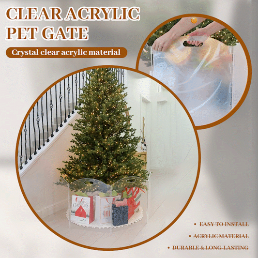 🛡️ Cancello in acrilico trasparente per animali domestici