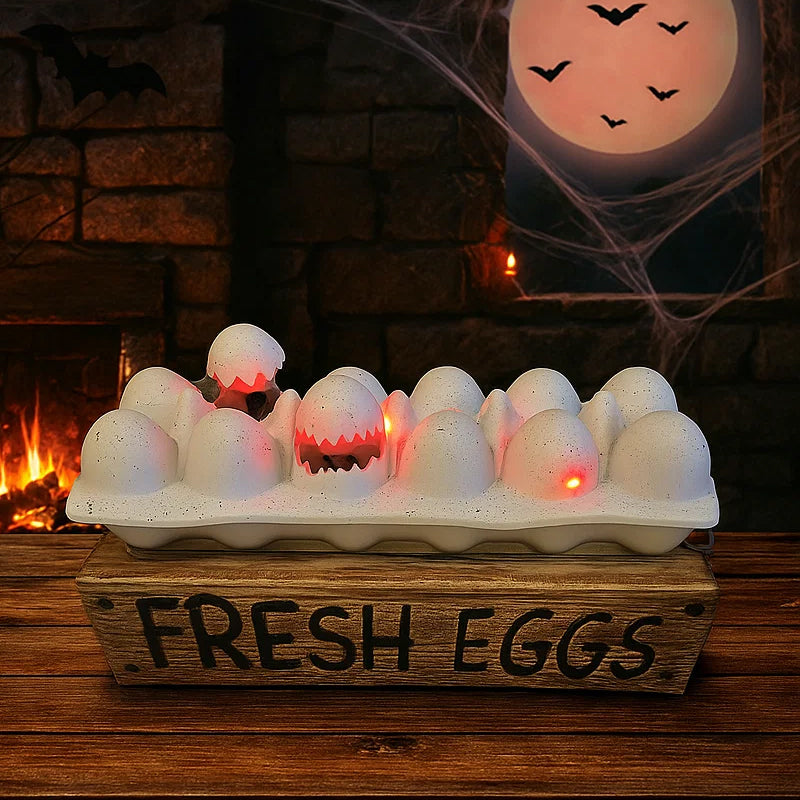 👻 Vassoio per uova Halloween Zombie