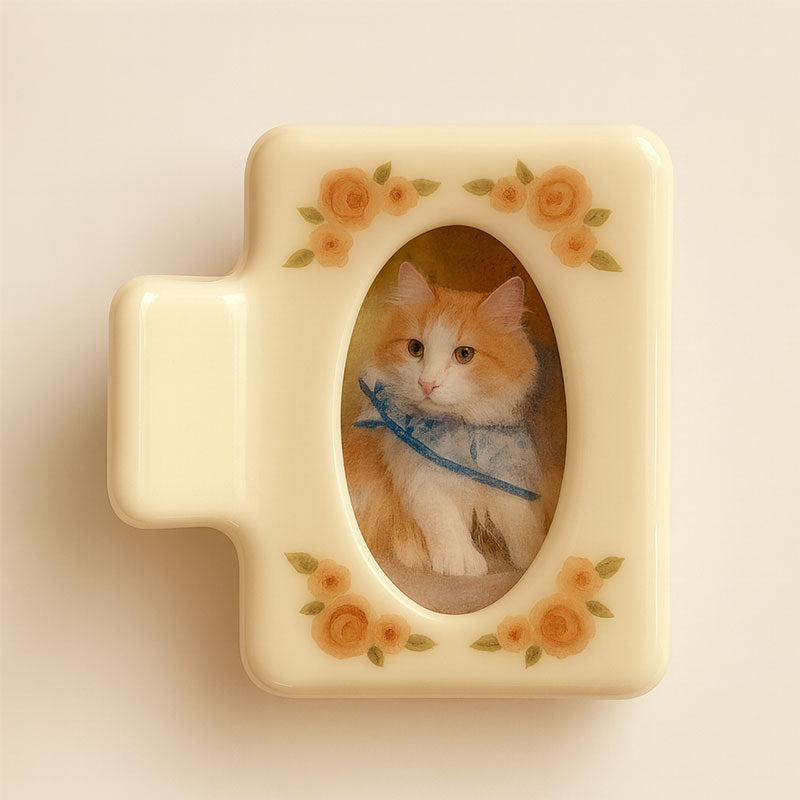 🎄✨ Fermaglio per capelli con cornice natalizi