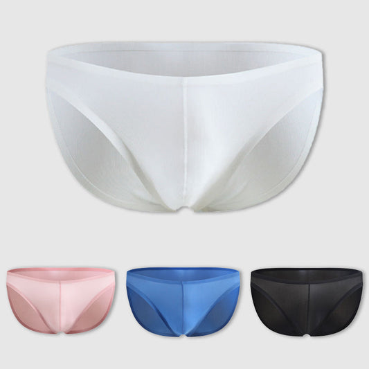 Slip sexy trasparente ultra-sottile senza cuciture in seta di ghiaccio
