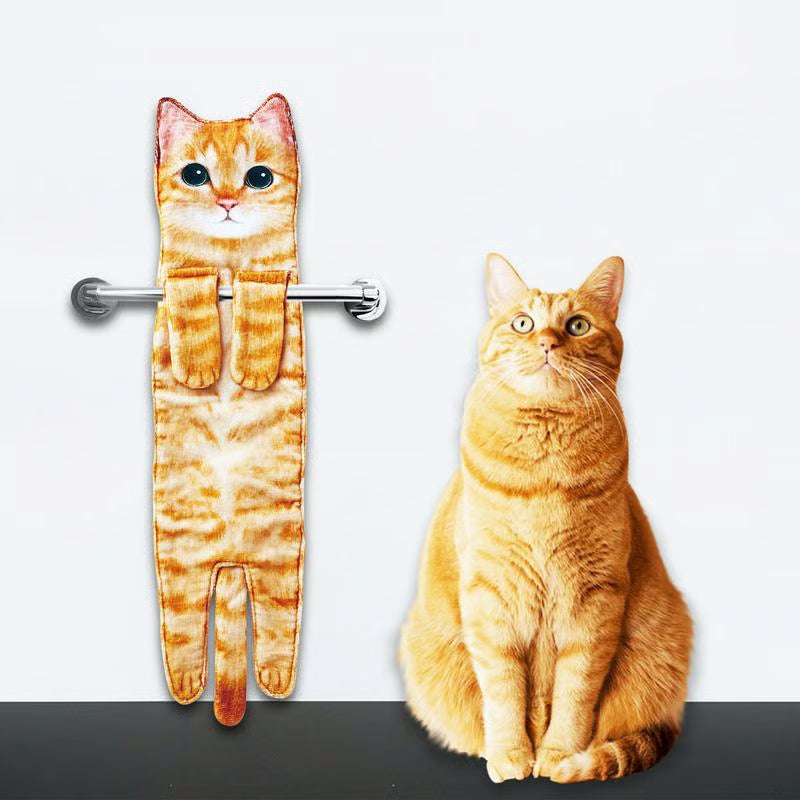 ✨😺Asciugamano con gattino🐾