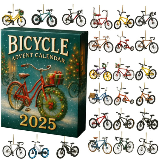 Calendario dell'Avvento a tema bicicletta 2025