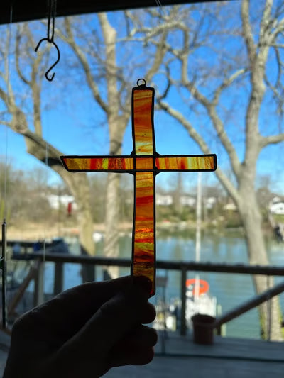 🔥Ultimo giorno 49% di sconto✨Cross Suncatcher 🌈