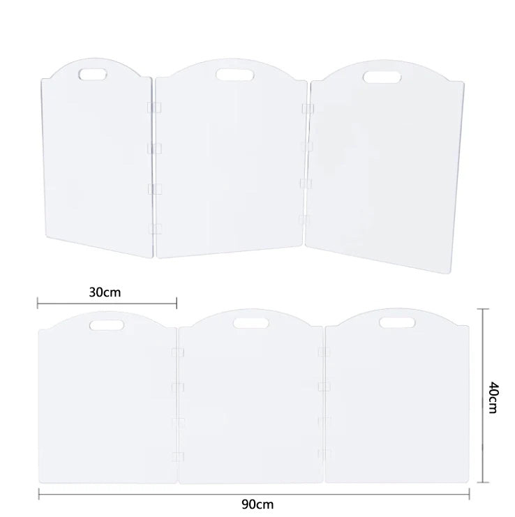 🛡️ Cancello in acrilico trasparente per animali domestici