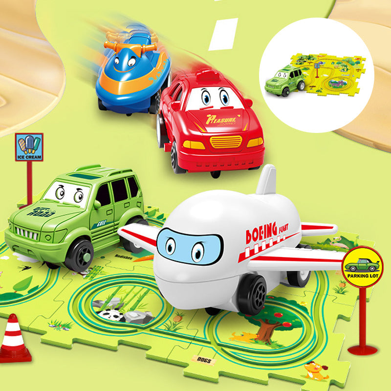 🧩Set da gioco educativo per bambini con puzzle autostrada🧩