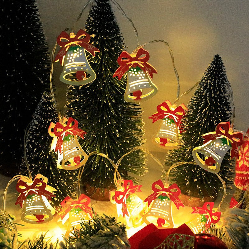 🎄 Catena luminosa decorativa natalizia a LED in ferro