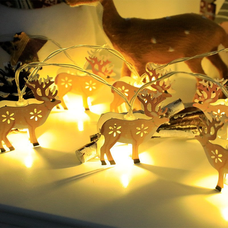 🎄 Catena luminosa decorativa natalizia a LED in ferro
